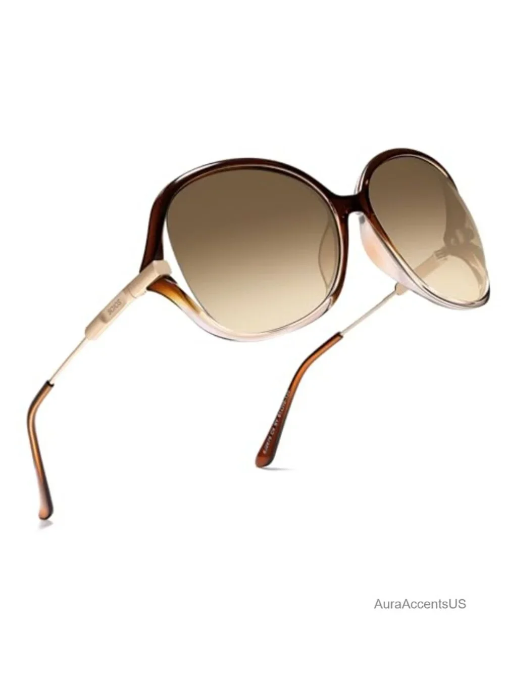 Oversized Butterfly Sunglasses UV400 Full-Frame Photochromic